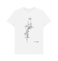 White Printed T-shirt Front