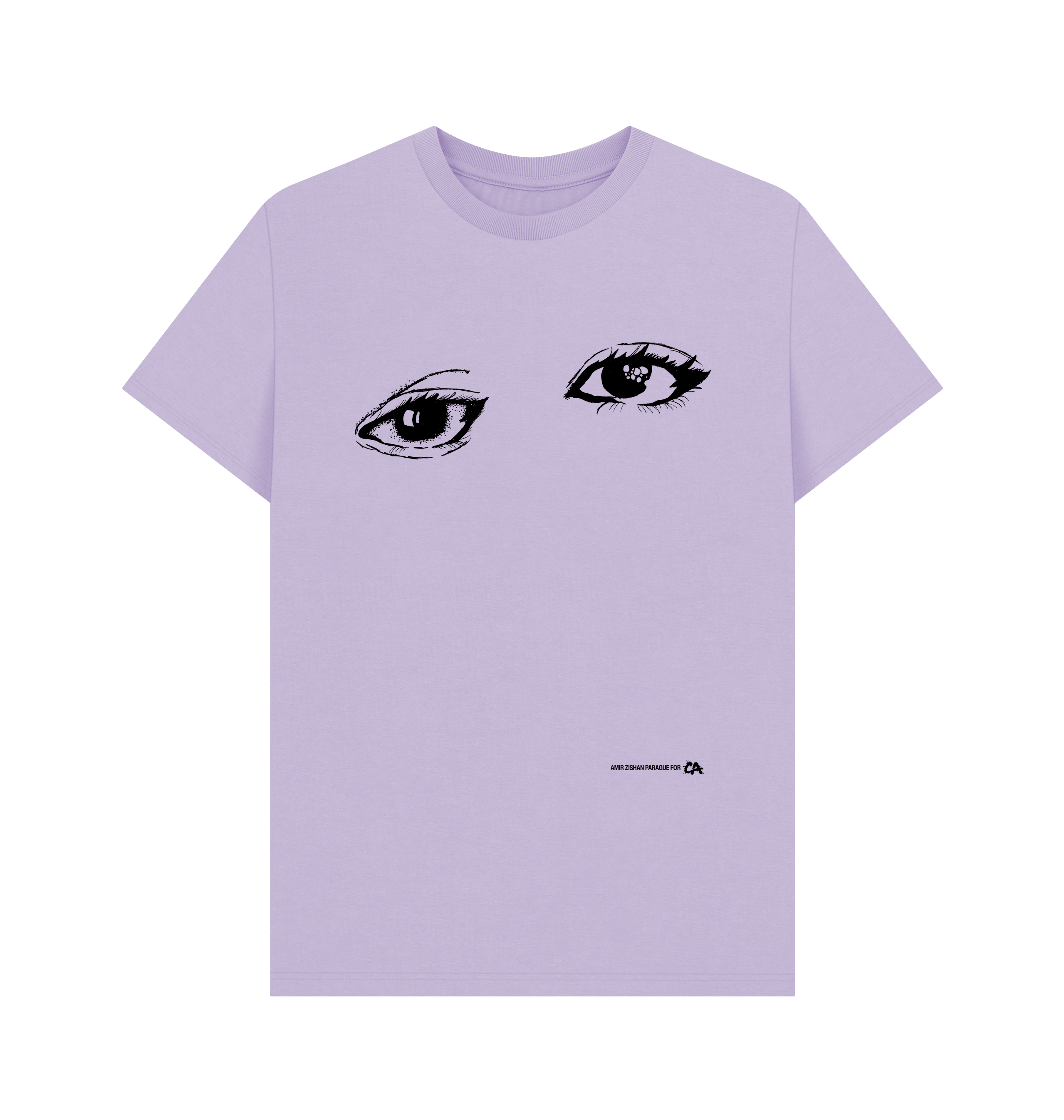 Lilac Printed T-shirt Front