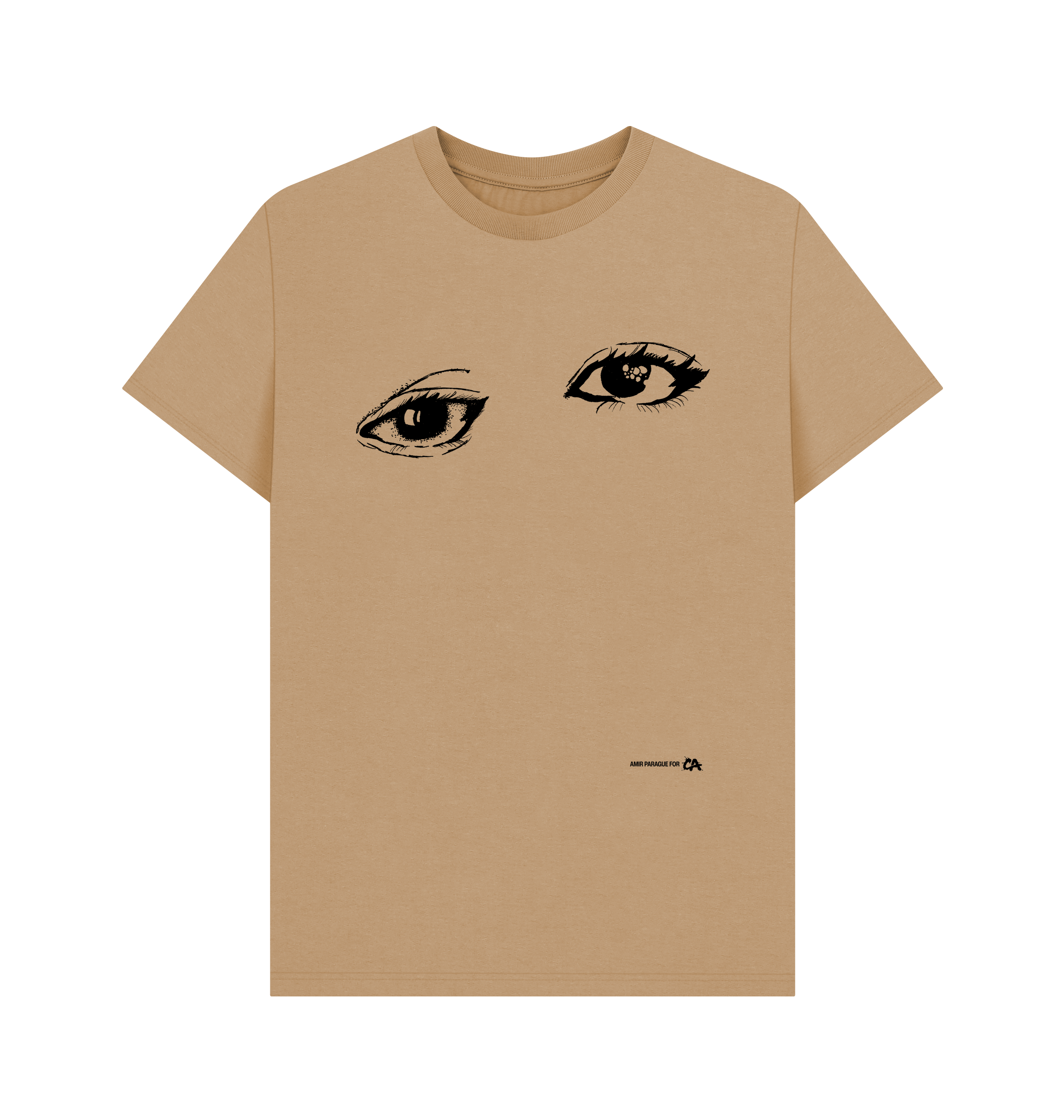 Sand Printed T-shirt Front