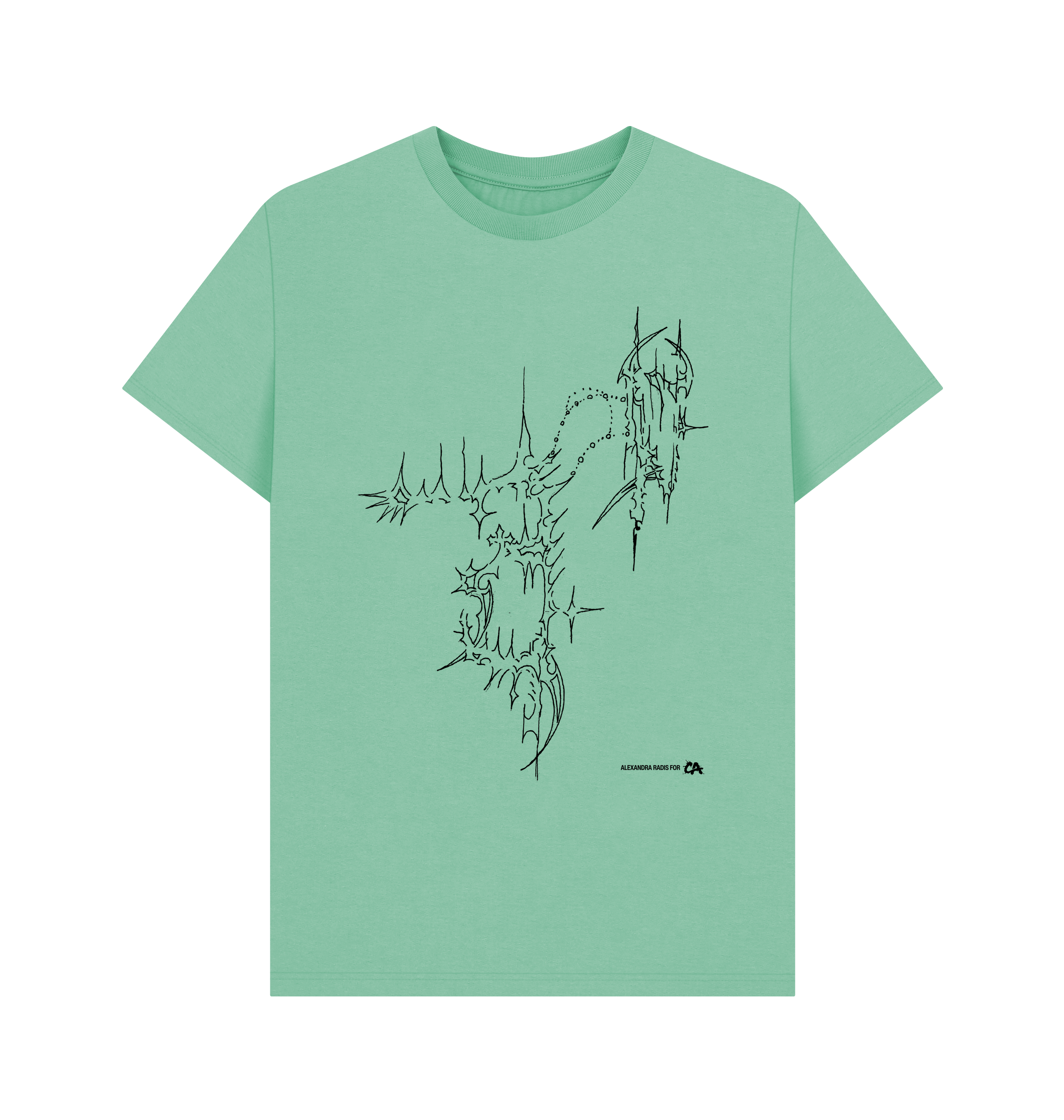 Peppermint Printed T-shirt Front