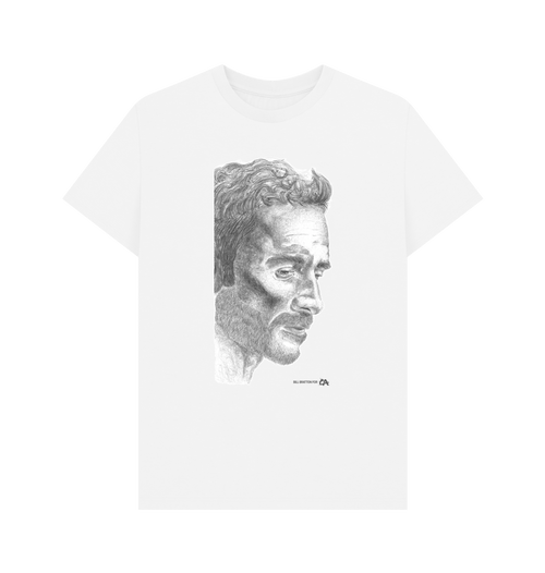 White Printed T-shirt Front
