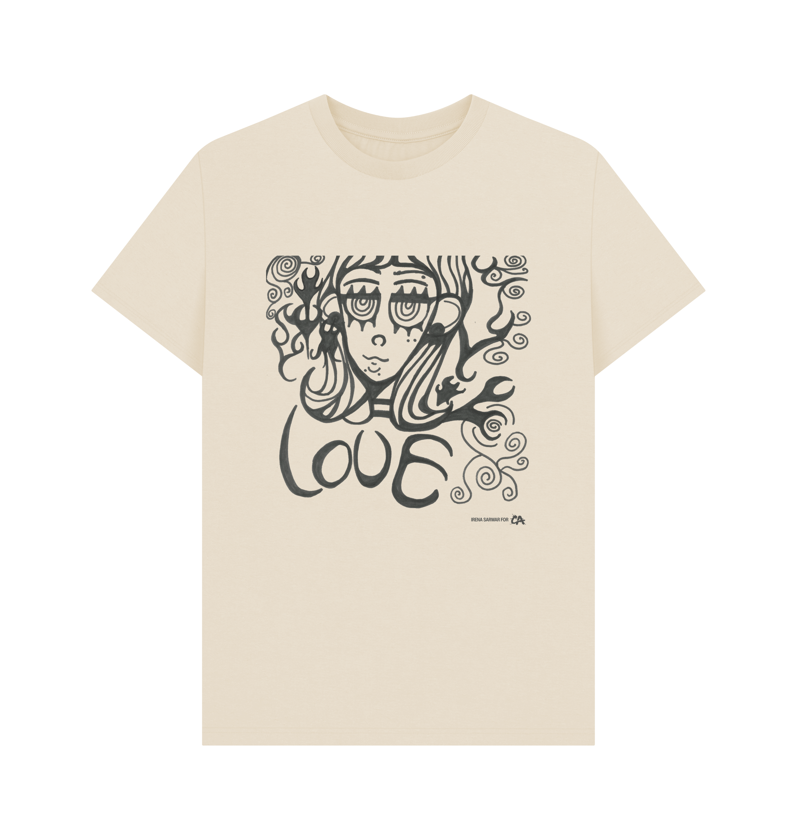 Oat Printed T-shirt Front