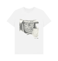 White Printed T-shirt Front