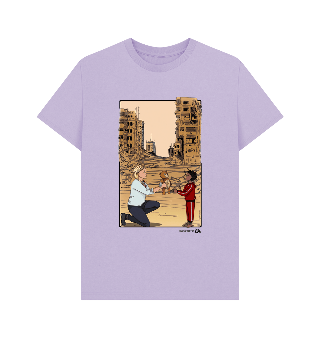 Lilac Printed T-shirt Front