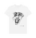 White Printed T-shirt Front