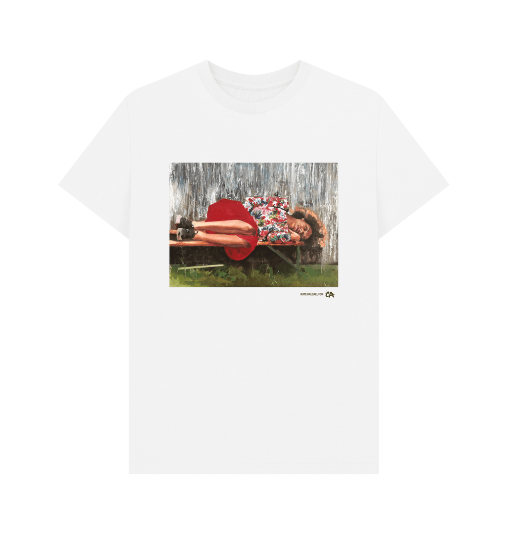 White Printed T-shirt Front