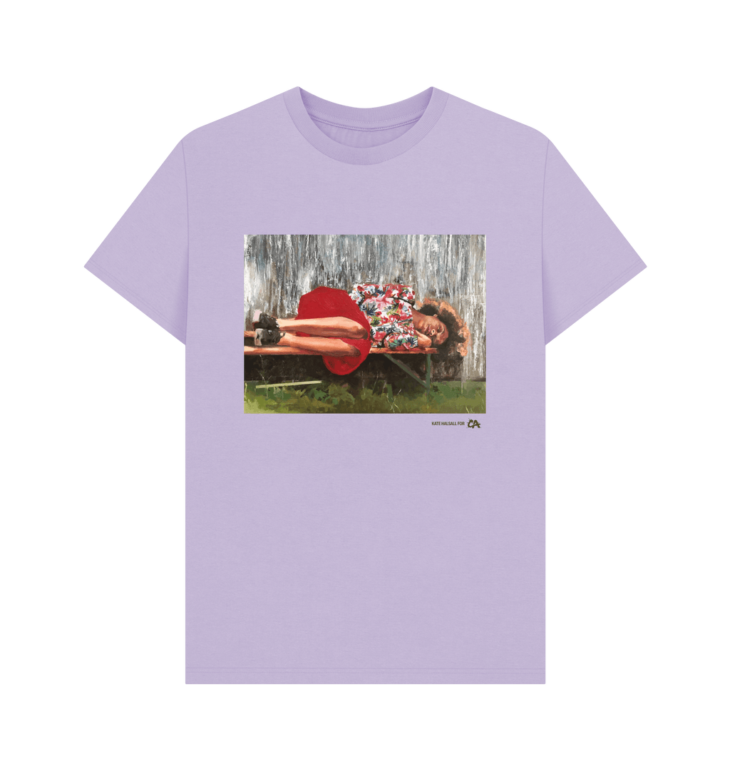 Lilac Printed T-shirt Front