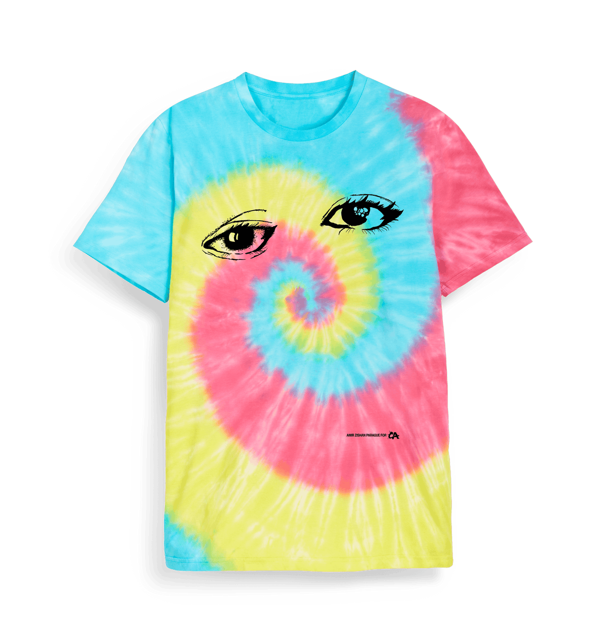 Tie Dye Printed T-shirt Front