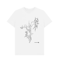 White Printed T-shirt Front
