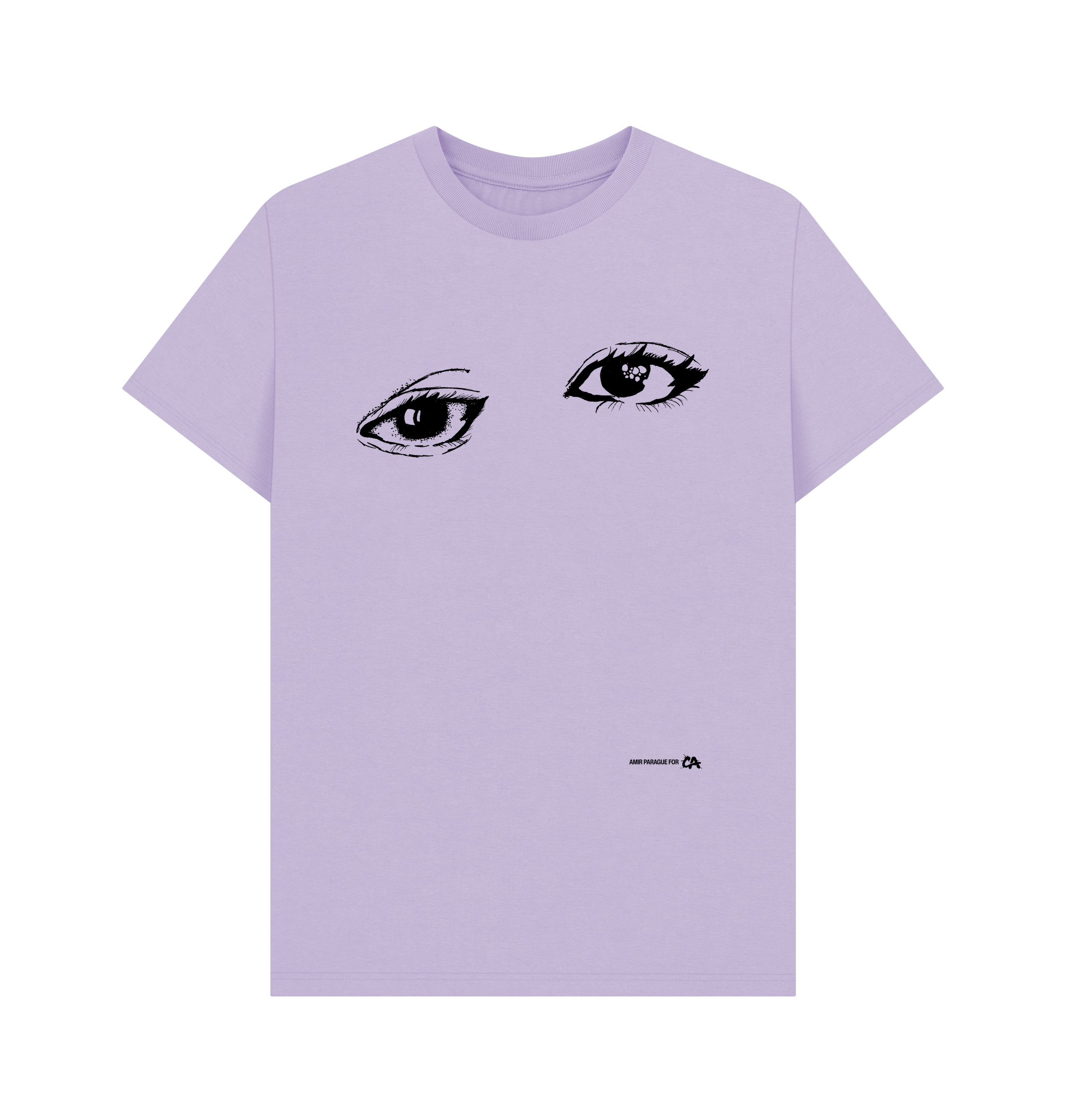Lilac Printed T-shirt Front