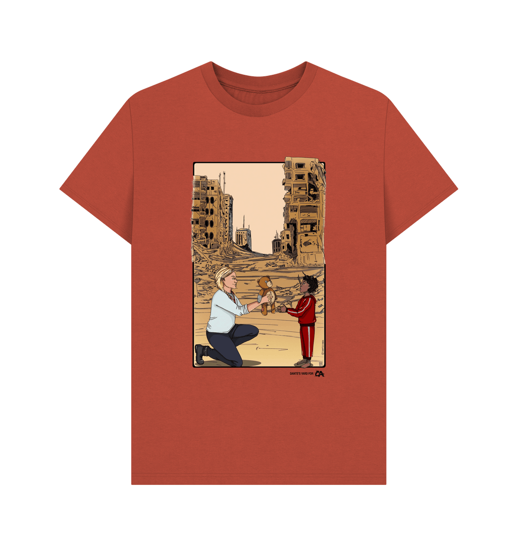 Rust Printed T-shirt Front