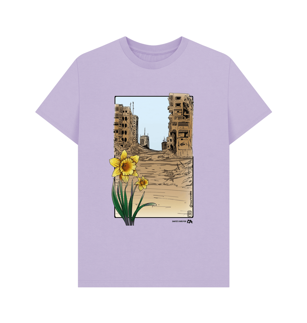 Lilac Printed T-shirt Front