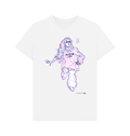 White Printed T-shirt Front